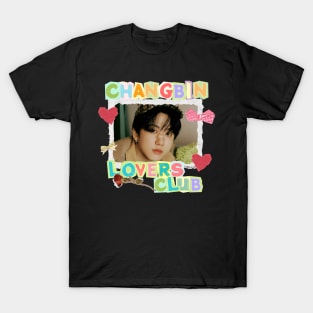 Changbin Lovers Club SKZ Scrapbook T-Shirt